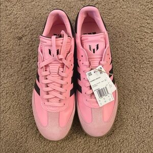 Adidas Pink and Black Sneakers